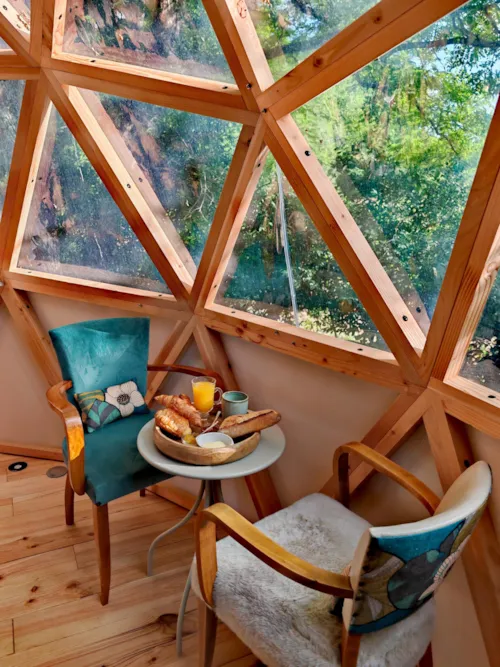 Accommodation - Geodesic Dome - image n°5 - CAMPING DE L'ARCHE
