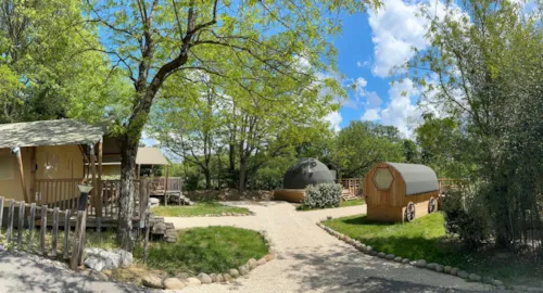 Accommodation - Geodesic Dome - image n°6 - CAMPING DE L'ARCHE