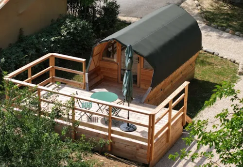 Accommodation - Geodesic Trailer - image n°6 - CAMPING DE L'ARCHE