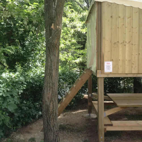 Location - Cabane Campetoile  De 5M² Vue Sur Rivière (Sans Sanitaires) - image n°3 - Camping la Charderie