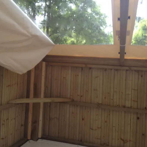 Location - Cabane Campetoile  De 5M² Vue Sur Rivière (Sans Sanitaires) - image n°4 - Camping la Charderie