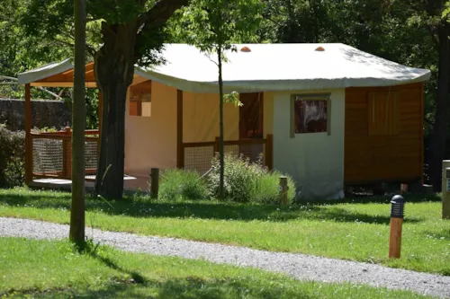 Mietunterkunft - Ausgestattetes Zelt Ecolodge Sahari 19M² (Ohne Sanitäre Anlagen) - image n°1 - Camping la Charderie