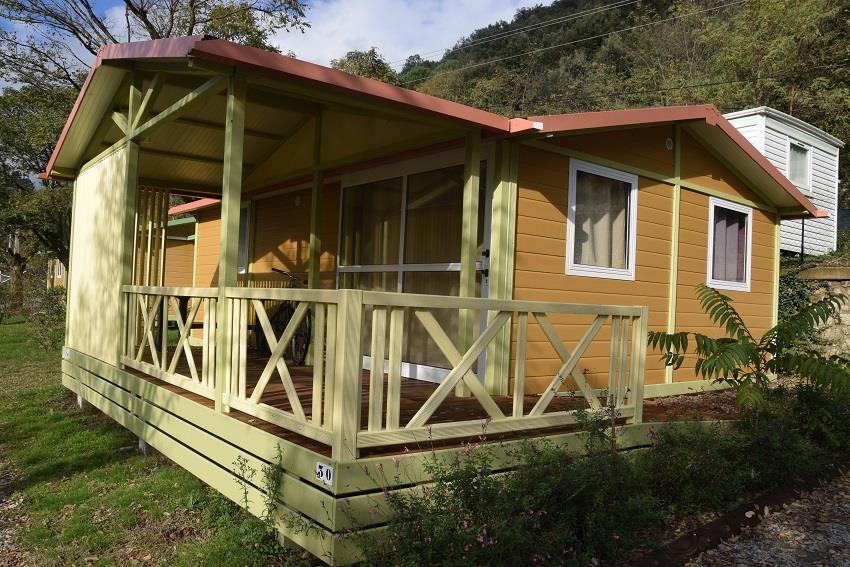 Mietunterkunft - Hütte Behindertengerecht 35M² - Camping la Charderie