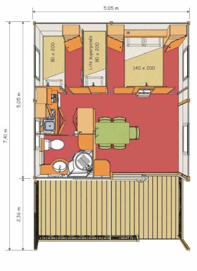 Gitotel Cabin 25 M²