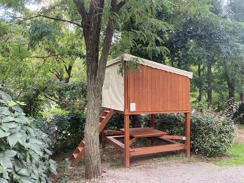 Accommodation - Camp Étoile Hütte Auf Pfählen De 5M² River View - Camping la Charderie