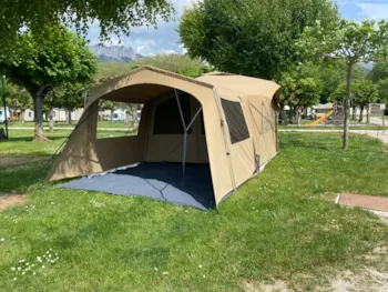 Mietunterkunft - Ausgestattetes Zelt – Kleines Modell "Ready-To-Camp" Neuheit 2025 - Camping la Charderie