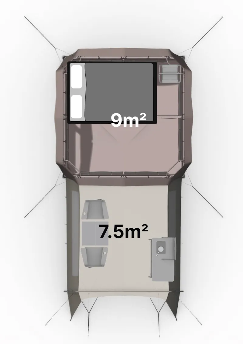 Tente Équipée – "Comfort"