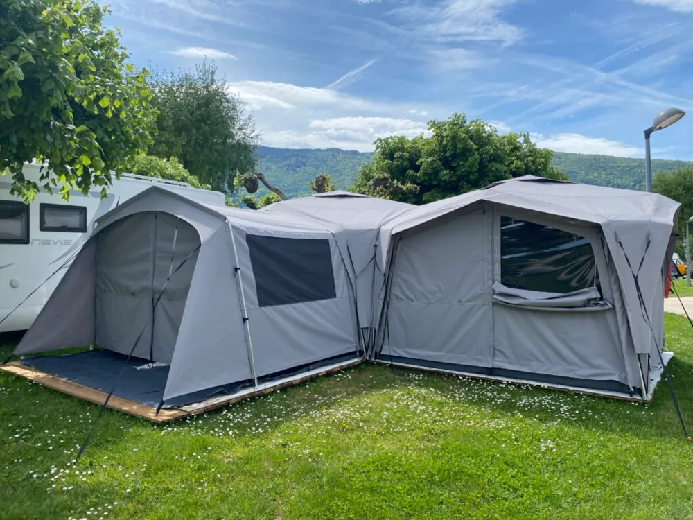 Location - Tente Équipée – Grand Modèle "Prêt À Camper" Nouveauté 2025 - Camping la Charderie