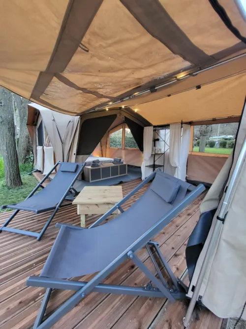 Huuraccommodatie(s) - Glamping Tent - image n°3 - Camping la Charderie