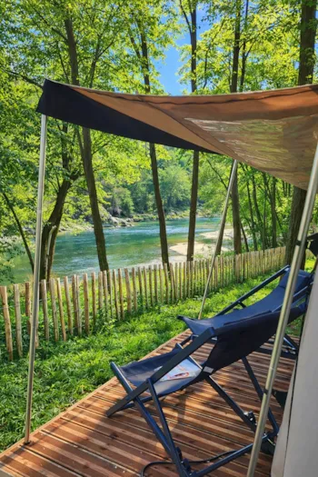 Mietunterkunft - Glamping-Zelt - Camping la Charderie