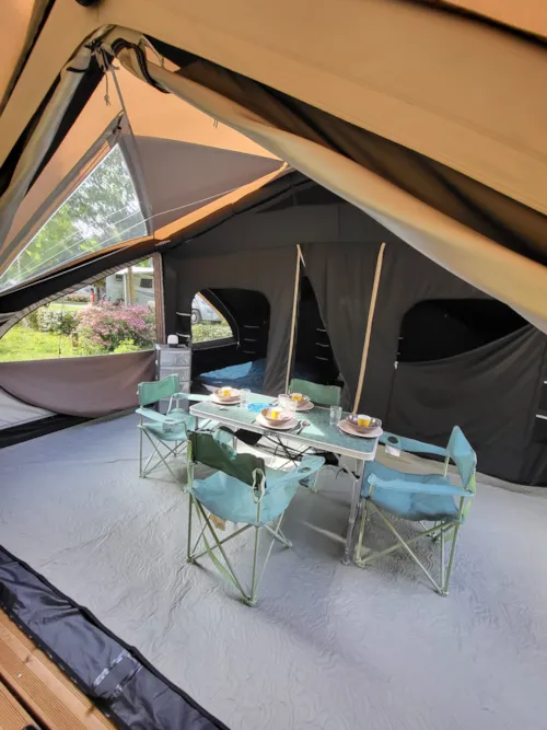 Mietunterkunft - Zelt Dome 25M2 Bereit Zum Zelten - image n°2 - Camping la Charderie