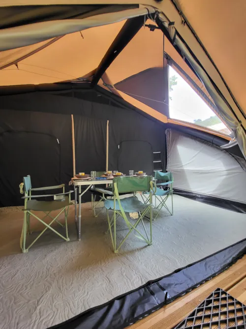 Mietunterkunft - Zelt Dome 25M2 Bereit Zum Zelten - image n°4 - Camping la Charderie
