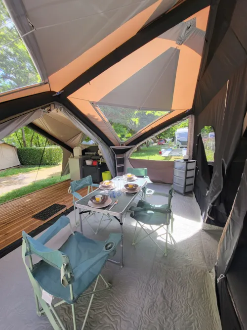 Mietunterkunft - Zelt Dome 25M2 Bereit Zum Zelten - image n°8 - Camping la Charderie