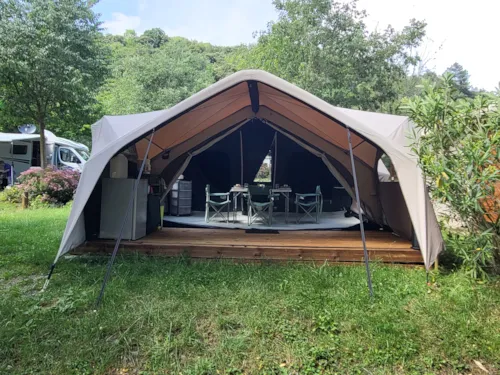 Mietunterkunft - Zelt Dome 25M2 Bereit Zum Zelten - image n°5 - Camping la Charderie