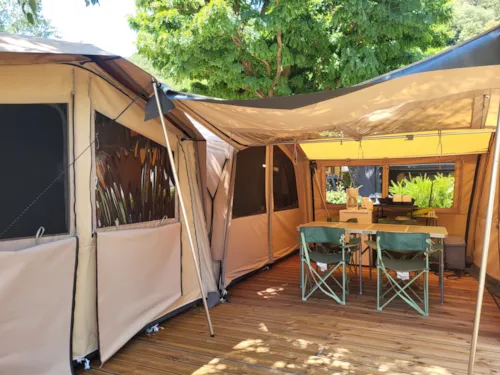Location - Tente Équipée – Grand Modèle "Prêt À Camper" 2025 - image n°2 - Camping la Charderie