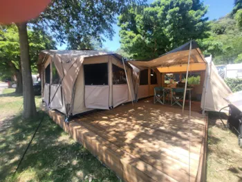 Location - Tente Équipée – Grand Modèle "Prêt À Camper" 2025 - Camping la Charderie