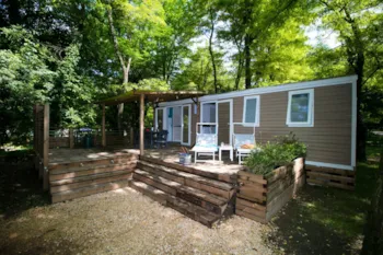Mietunterkunft - Mobilheim Super Cordelia Rivièra Premium - 3 Zimmer - Camping de Laborie