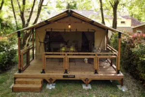 Locatif - Insolite Nature Tente Lodge Kenya 2 chambres 2/5 - - Camping de Laborie