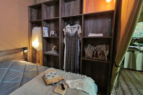 Accommodation - Insolite Nature Tente Lodge Kenya 2 Chambres 2/5 - - image n°4 - Camping de Laborie