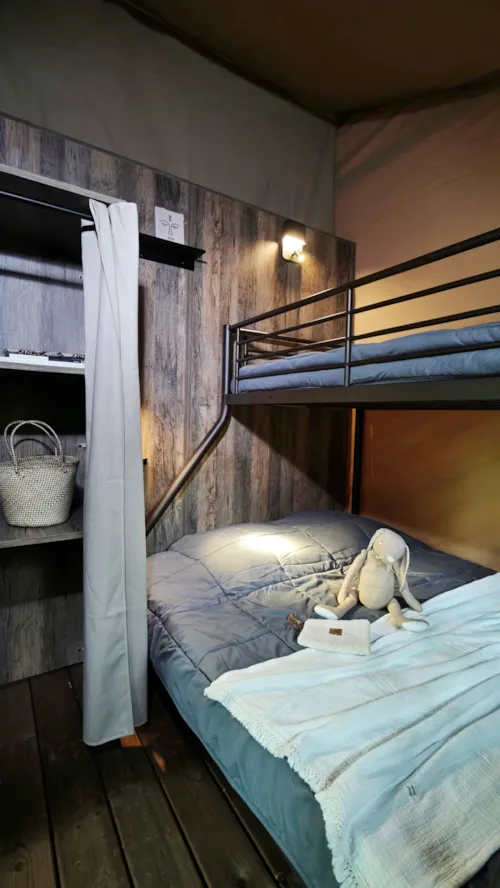 Accommodation - Insolite Nature Tente Lodge Kenya 2 Chambres 2/5 - - image n°6 - Camping de Laborie
