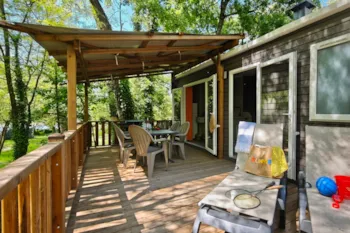 Mietunterkunft - Grand Confort Riviera 3 -  3 Zimmer - Camping de Laborie