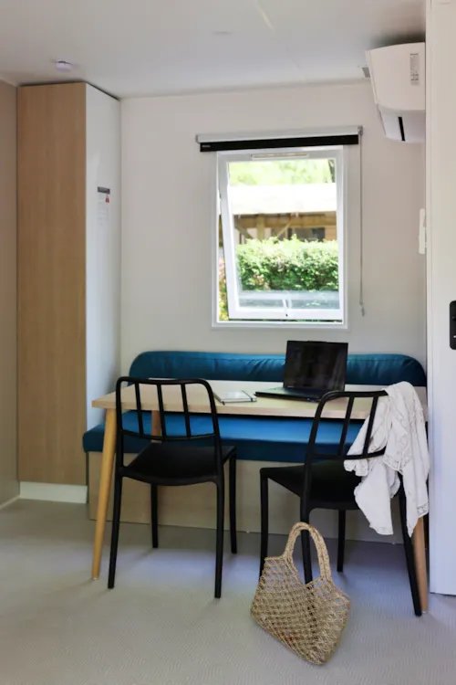 Accommodation - Mobile-Home Super Mercure Riviera - 2 Bedrooms + Air-Conditioning + Tv (2) - image n°4 - Camping de Laborie