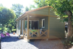 Accommodation - Chalet  Fabre Comfort Range - CAMPING LES CHATAIGNIERS