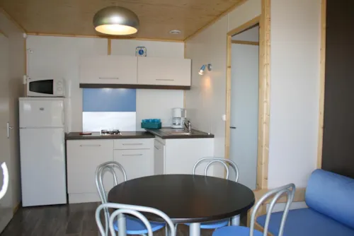 Location - Chalet Fabre Gamme Confort Mercredi A Mercredi En Saison - image n°2 - CAMPING LES CHATAIGNIERS
