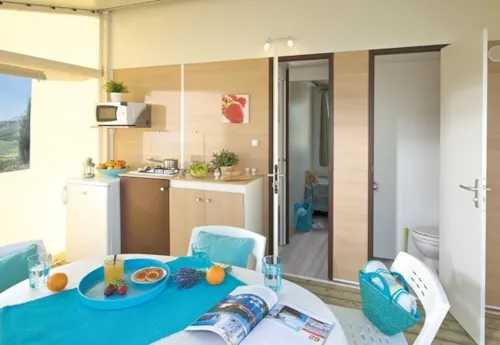 Mietunterkunft - Mobilheim Tithome - image n°8 - CAMPING LES CHATAIGNIERS
