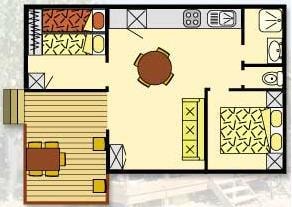 Chalet Edelweiss - adapted to the people with reduced mobility