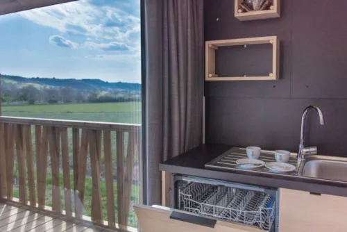 Huuraccommodatie(s) - Chalet Confort 38M² - image n°3 - Camping Les Arches