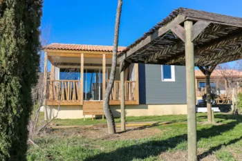 Mietunterkunft - Chalet Confort 32M² Plus - Camping Les Arches