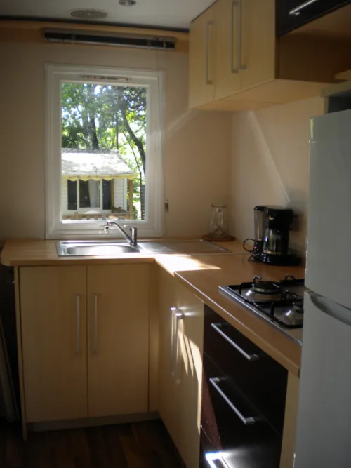 Huuraccommodatie(s) - Mobilhome Classique 3 Slaapkamers - image n°3 - Camping les Peupliers