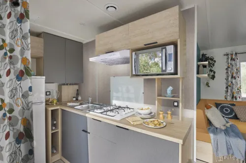 Huuraccommodatie(s) - Stacaravan Superieur 2 Slaapkamers - image n°3 - Camping les Peupliers