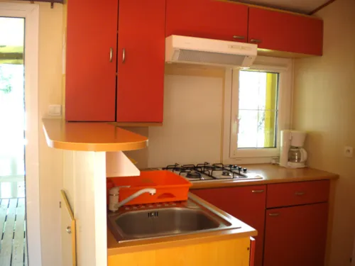 Huuraccommodatie(s) - Mobilhome Classique 3 Slaapkamers - image n°5 - Camping les Peupliers