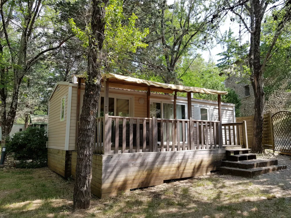 Location - Mobil-Home Classique 3 Chambres - Camping les Peupliers