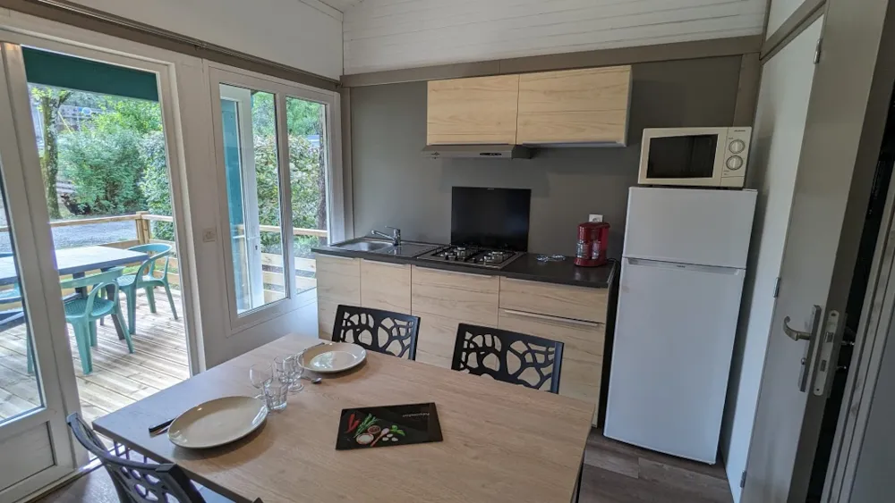 Location - Chalet Confort 2 Chambres - Camping les Peupliers