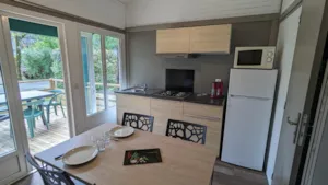 Locatif - Chalet Confort 2 chambres - Camping les Peupliers