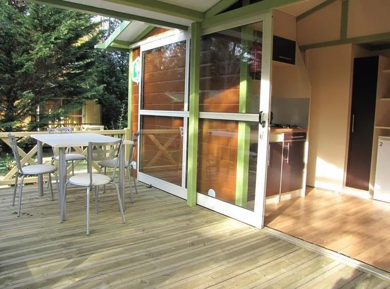 Chalet Standard Nemo 20M²  2 Chambres - Terrasse Semi-Couverte + Climatisation