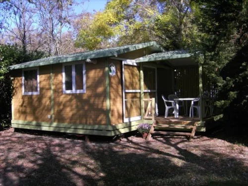 Huuraccommodatie(s) - Chalet Confort Morea 25M²  2 Kamers - Overdekt Terras - image n°2 - Flower Camping Le Plan d'Eau - Ardèche