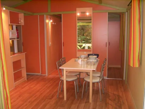 Huuraccommodatie(s) - Chalet Confort Morea 25M²  2 Kamers - Overdekt Terras - image n°3 - Flower Camping Le Plan d'Eau - Ardèche