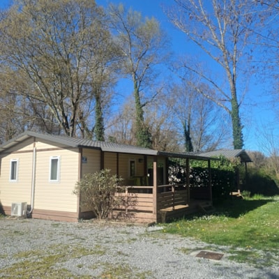 Chalet CONFORT TIARE 32m² 3 bedrooms - sheltered terrace + air-conditioner