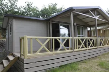 Mietunterkunft - Chalet Grand Confort Eden 54M² - 3 Zimmer - Camping Les Chênes Verts