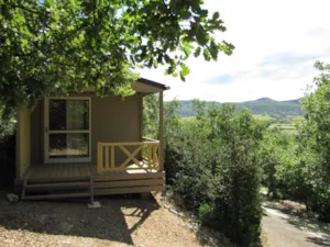 Locatif - Chalet TONGA 17 m2  2 personnes - Camping Les Chênes Verts