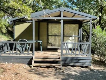 Mietunterkunft - Chalet Hékipia 5 Personnes  30M2 - Camping Les Chênes Verts