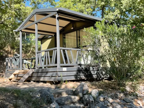Mietunterkunft - Chalet Hékipia 5 Personnes  30M2 - image n°2 - Camping Les Chênes Verts