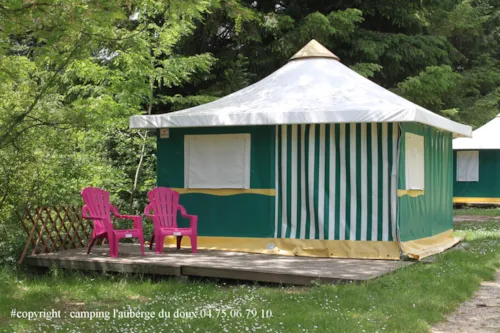 Huuraccommodatie(s) - Bungalowtent - image n°3 - Camping Les Berges Du Doux