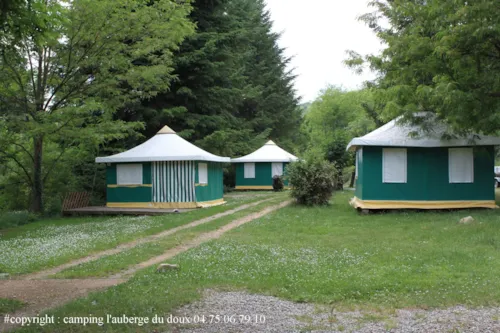 Huuraccommodatie(s) - Bungalowtent - image n°1 - Camping Les Berges Du Doux