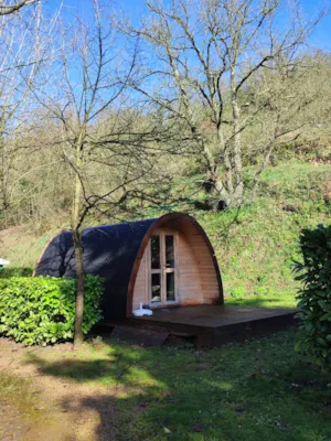 Locatif - Cabane en bois POD - Camping Les Berges Du Doux