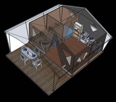 Bungalow toilé Canada 2 bedrooms